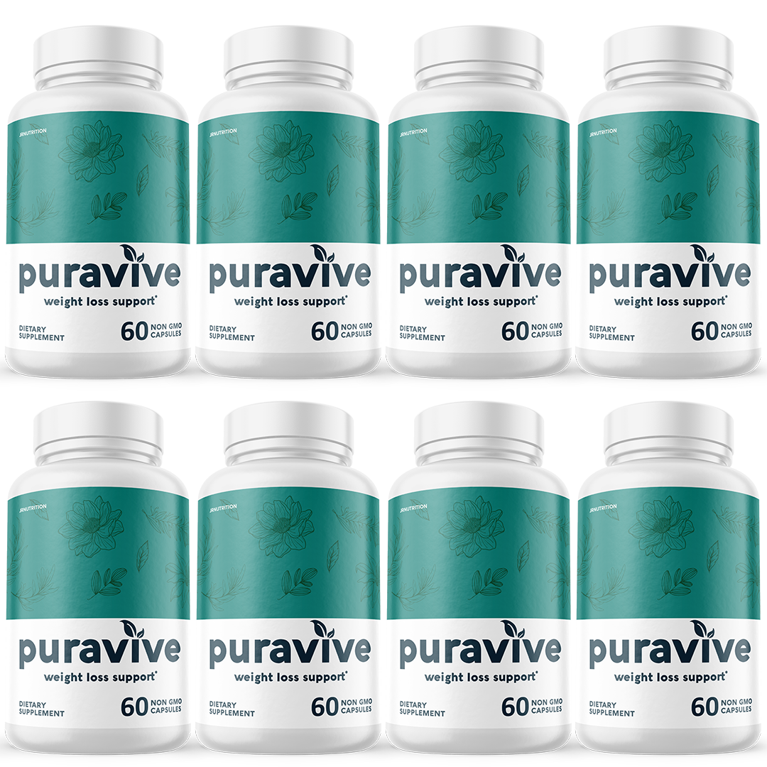 Puravive - Weightloss Support Dietary Supplement 60 Capsules (8Pack)